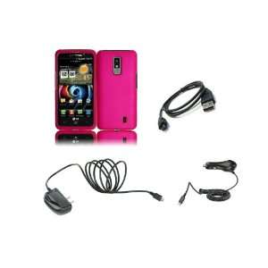  LG Spectrum (Verizon) Premium Combo Pack   Hot Pink Hard 