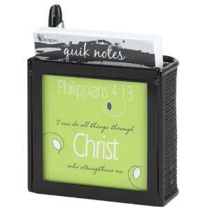   Do All Things Inspirational Memo Holder, Quik Notes