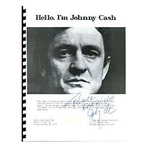  Johnny Cash Autographed / Signed Hello,Im Johnny Cash 