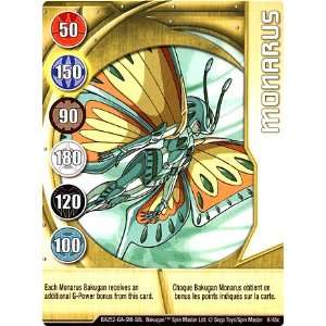    Bakugan Game LOOSE Gold Metal Gate Card Monarus 9/48c Toys & Games