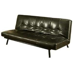  Monaco Leather Euro Convertible Sofa