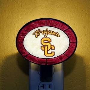 USC Trojans Glass Nightlight