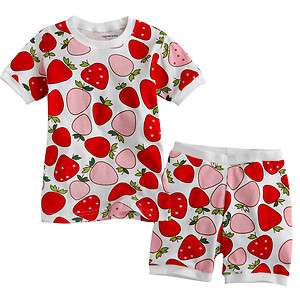 NEW Baby & Toddlers Sleepwear Set Sweet Strawberry  
