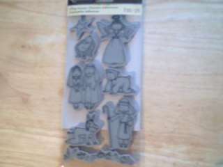 Recollections~Nativity Cling Stamps *NEW*  