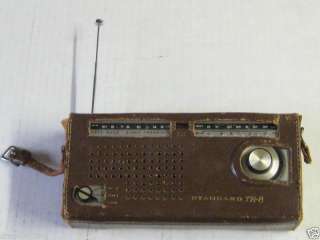 Vintage Old Standard TR8 Three Band 8 Transistor Radio  