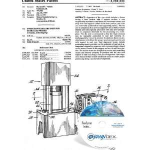  NEW Patent CD for INTERCHANGEABLE DIE UNITS FOR HYDRAULIC 