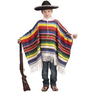 Mexican Poncho Kids Costume