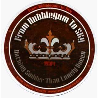   From Bubblegum to Sky   Round Crown Logo   Sticker / Decal Automotive