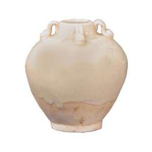  White Jug Bud Vase (For Display Only)   4 1/2H