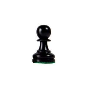   Black Pawn 1 7/8 Wood Replacement Chess Piece #REP0104 Toys & Games