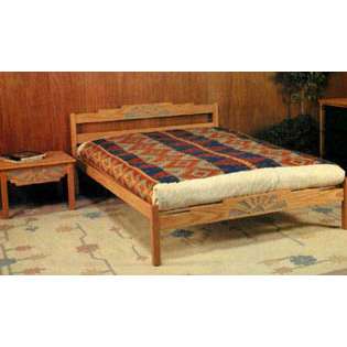 Ramblin Wood Placitas Maple Platform Bed   King 
