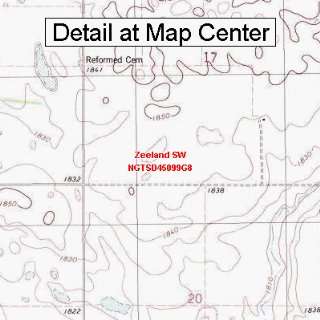   Map   Zeeland SW, South Dakota (Folded/Waterproof)