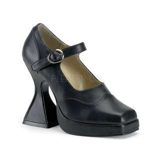 Pleaser USA BAT 4 1/2 Inch Mary Jane Cone Heel Platform Shoe in Two 