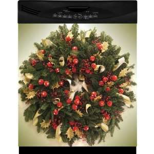    Appliance Art Holiday Wreath Dishwasher Cover