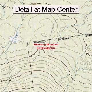   Ellenburg Mountain, New York (Folded/Waterproof)