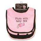 Trend Lab 106313 Bib Set  Photo With Baby .50 Cts 3 Pack  12 Inch X 8 
