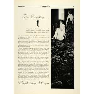  1931 Ad Mohawk Rugs Wilton Axminster Carpets Decorative 