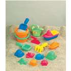 ERC Quality 15 Piece Toddler Sand Assortment By Small World Toys