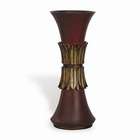 Port 68 Francisco Large Trumpet Vase in Dark Red