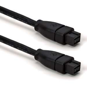  Black IEEE 1394 Firewire 800 to Firewire 800 Cable, 9 Pin 