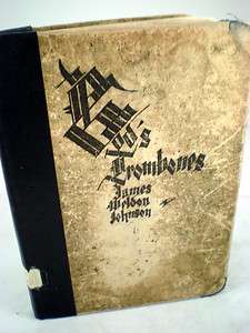 Gods Trombones 1st ed 1st print 1927 Negro Sermons  