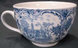Meakin China Williamsburg VA Historical Coffee Tea Cup  