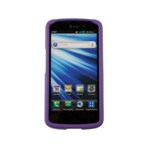   Phone Protector Case Cover Dark Purple For LG Nitro HD Cell Phones