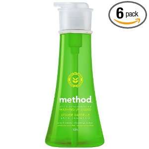  Method Dish Soap Pump, Cucumber, 18 Ounce (Pack of 6 