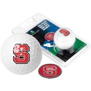 NC State Wolfpack Logo Golf Ball and Ball Marker Sports 