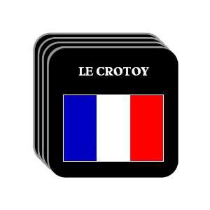  France   LE CROTOY Set of 4 Mini Mousepad Coasters 