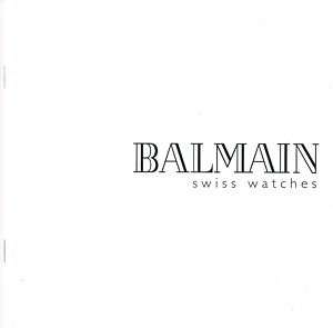 BALMAIN swiss watch catalog Madrigal Balmya Chain Gent  
