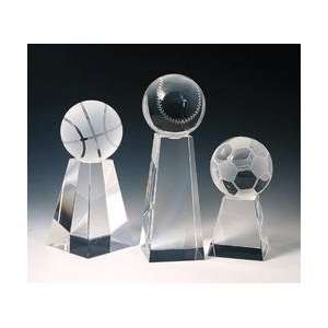  Award C220    Basketball Tower Optical Crystal Award 