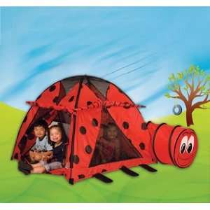  LadyBug Play Tent and Tunnel Combination by Pacific Play 