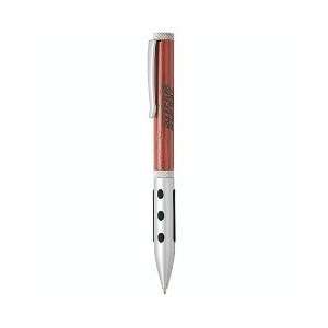  WOOD PEN P180    Rosewood ball point pen with matte chrome 