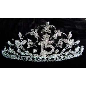  Quincinera Tiara with Clear or Color Accents Everything 