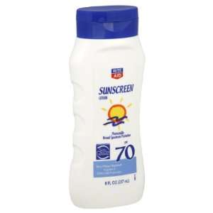  Rite Aid Sunscreen Lotion, SPF 70, 8 oz Health & Personal 
