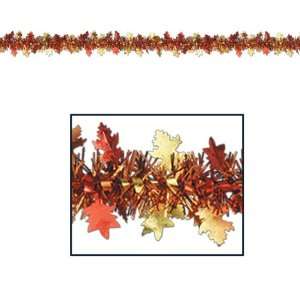  FR Metallic Autumn Leaf Garland Case Pack 60 Everything 