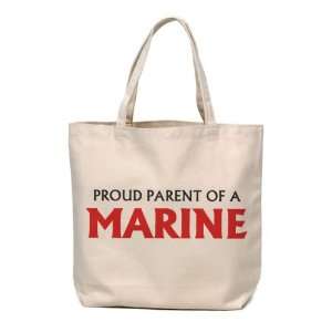  Proud Parent Of A Marine Canvas Tote Bag Everything 