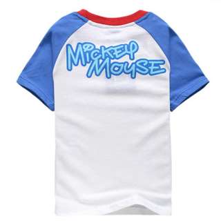 2012 Baby Kids Boys Mickey Mouse Short Sleeve T Shirt Top Tee 2 8 