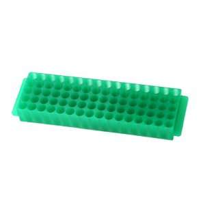 Bio Plas 0063 Green Polypropylene Microcentrifuge PCR Tube Rack with 