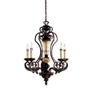   Sabrina 5 Light Traditional Single Tier Chandelier from the Sabrina