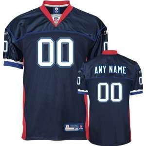   Navy Authentic Jersey Customizable NFL Jersey