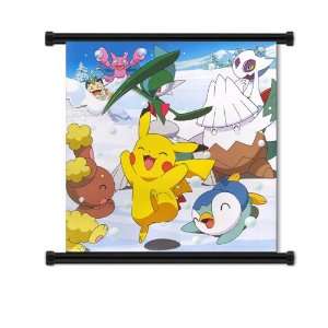  Pokemon Anime Fabric Wall Scroll Poster (32x32) Inches 