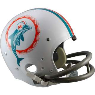 Riddell Miami Dolphins 1972 Full Size TK Suspension Helmet    