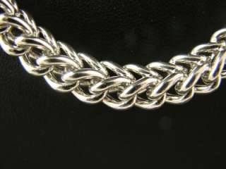   like lustre finish .925 sterling silver 8 mm 40 inch franco chain