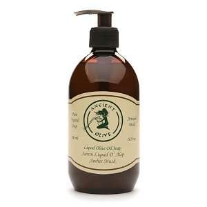   Natural Oilive Oil & Laurel Oil Liquid Soap, Amber Musk, 16.9 fl oz