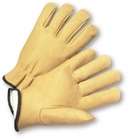 Weldas Winter Work Glove   TAN Leather   One Pair   Medium