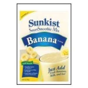 Sunkist Banana Flavor SmartSmoothie Mix NINE 1.6oz Packets   9 