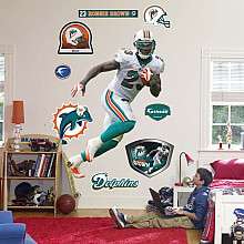 Fathead Miami Dolphins Ronnie Brown Wall Graphics   