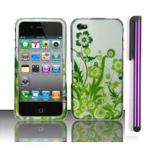  Apple Iphone 4, 4s Phone Protector Hard Cover Case Green 